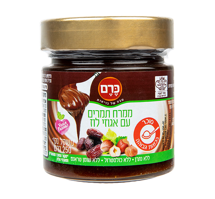 ממרח תמרים עם אגוזי לוז - שזיפרון