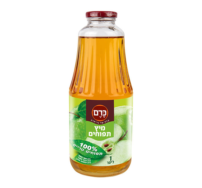 מיץ תפוחים 100% טבעי