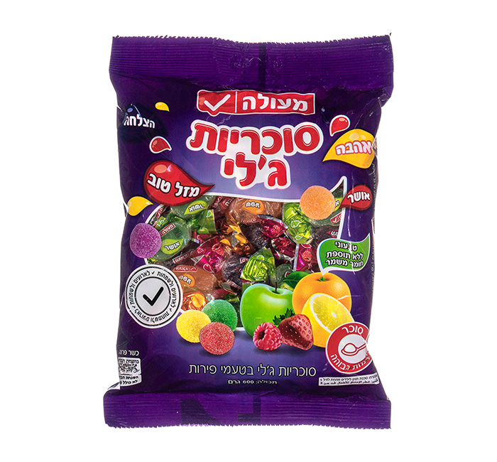 סוכריות גלי בטעמי פירות